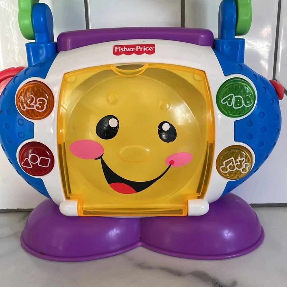Fisher Price Laugh & Learn Sing-With-Me CD Player - WORKS